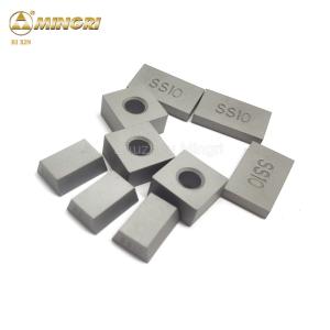 China SS10 Tungsten Cemented Carbide Brazing Tips nickel coating factory