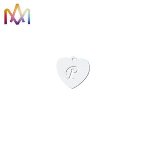 China Plating SS304 26 Capital Letter Pendant For DIY Bracelet factory