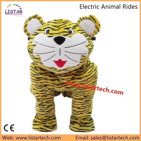 Battery Operated Ride Animals Plush Animal Electric Scooter Stuffed Toys On