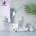 100ml Transparent Plastic Bottle Cosmetic Bottle Set 50g For Face Body Cream