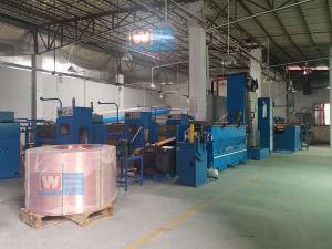 China Automatic CCA Wire Wet Drawing Machine HMI Intelligent 400V AC factory