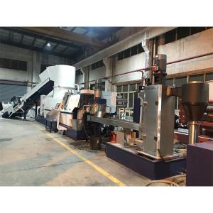 China Single Stage Customized Plastic Pelletizing Recycling Machine 110kW factory