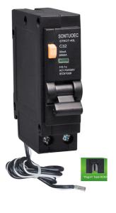 China Plug In Overload Protection 40A RCBO Circuit Breaker factory