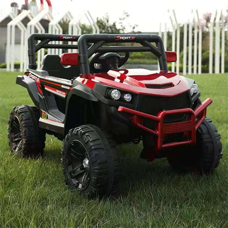 108*62*66Cm Plastic Off-Road Ride On Car for Kids 12v Luxury Two-Seater Electric Car