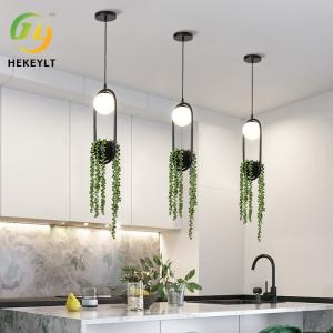 China Nordic Vintage Plant Chandelier Iron Art Personality Creative Aisle Restaurant Cafe Bar Chandelier factory
