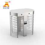 Station / Scenic / Hospital Half Height Turnstile One Way Manual Stainless Steel