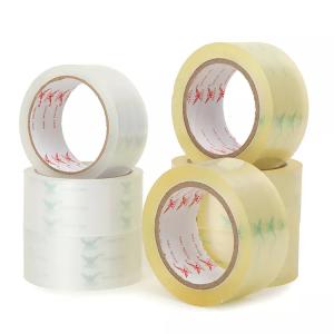 China Self Adhesive Tape Bopp Cintas Adhesive Transparent Clear Packing Tape For Sealing Cartons factory