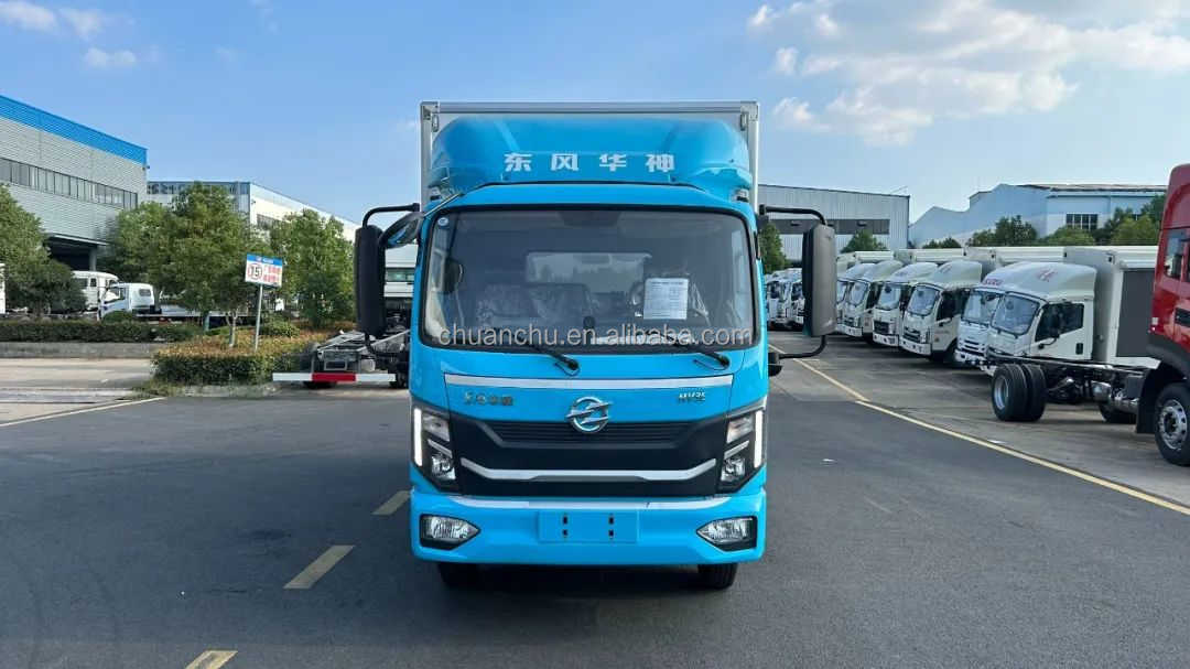 Pure Electric Mini Cargo Van Refrigerated Truck For Food Transportation