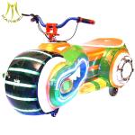 Hansel plastic body with 2seats kids motorcycle ride amusement fun go carts for