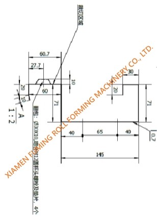 Container Roof Gutter Roll Forming Machine Container House Machine