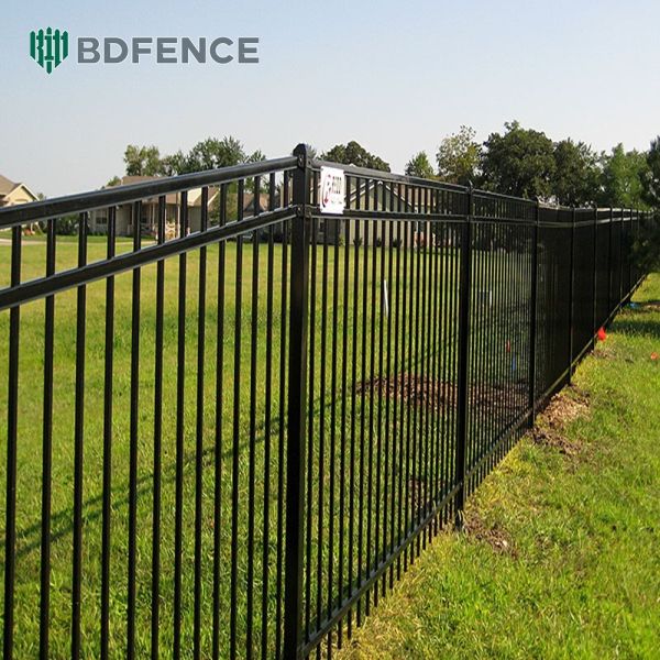 China Anti-Theft Tubular Steel Fence Secure Perimeter factory