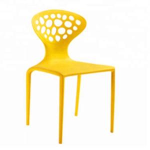China Fashion Multicolored Plastic Dining Chairs For Family / Restaurant on sale