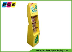 China Air Freshener Peg Hook Display Rack , Cardboard Pop Displays With Plastic Pegs HD053 factory