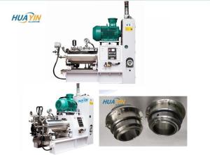 China 22kW Bead Grinding Machine 30 Litre Wearable Wet Grinding Mill factory