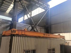 China 20ft 40ft Container Crane Spreader Rail Mounted Q235B Frame Material on sale