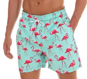 China 3D Print Plus Size Beach Shorts Cartoon Printed Mens Surf Trunks Nontoxic factory