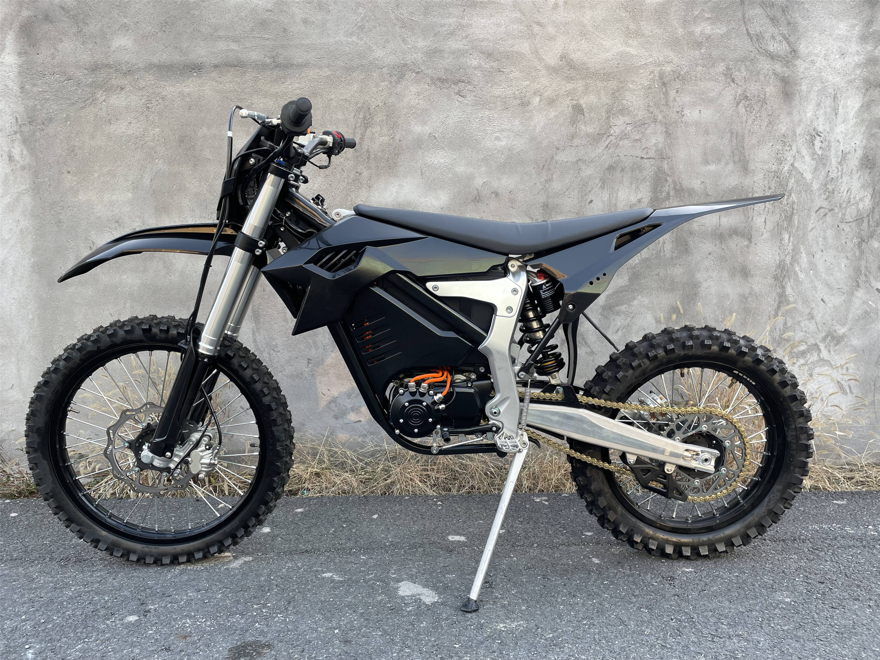 12000W Mid Drive Electric Dirt Bike 72V 40Ah Battery Off Road Electric Motorcycles