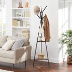 Metal Coat Rack for Sale, Industrial Hallway Coat Rack, Coat Stand with Shelf,