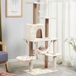 38*55*130cm Sustainable Multilayer Tower for Large Cats Extra Large 49 Inches