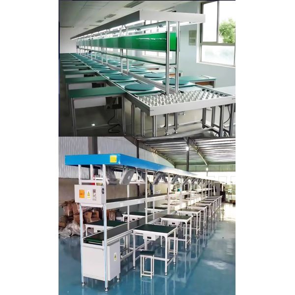 Compact Precision Double Speed Chain Assembly Line for Laboratory Equipment Assembly for CARST