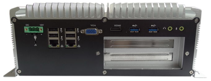 Mis-Qm77 Aluminium Fanless Embedded Compute IPC I5 3320M 2PCI 3