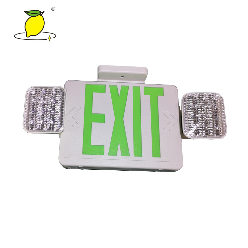 5 Hours RED Green LED Twin Spot Emergency Light