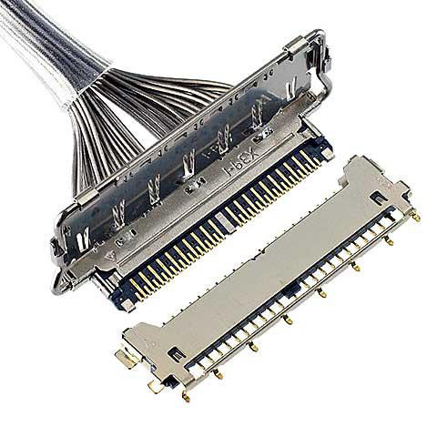 20977-040T-01 20975-040T-01 CABLINE-CX II With Cover Edp Micro Coax Cable 30 pin lvds connector