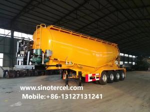 China 4 Axles Bulk Cement Semi Trailer 60000 Liters Cement Bulker Trailer factory