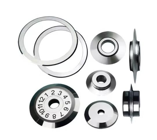 Tungsten Carbide Lithium Battery Electrode Slitter Blades 110.2mm Diameter for