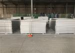 8'x14' chain link fence panels for construction site heavy duty design cross