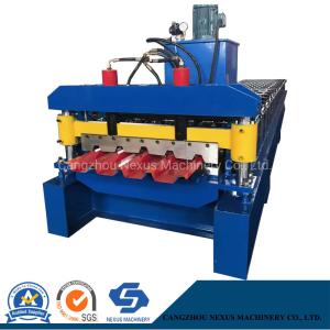 China Canton Fair Galvanized Steel Ibr 686 Roof Tilespan Sheet Roll Forming Making Machine factory