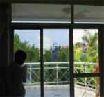 Glass Door Clear Safety Window Film Self Adhesive For Office / Meeting Room