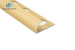 6063 Aluminum Corner Profiles Decorative Quarter Round With Hole Pattern