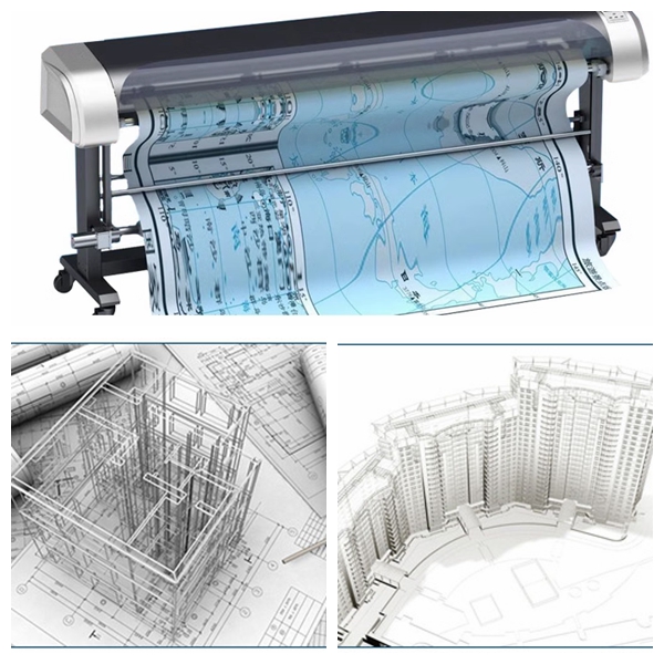 Premium Uncoated Inkjet Plotter Paper 20lb 22" x 150' With Core 2" Premium Uncoated Inkjet Plotter Paper 20lb 22" x 150' With Core 2"