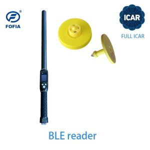 ISO11784/5 Unshared ICAR Code RFID Ear Tag for Animal ID with BLE Reader Support