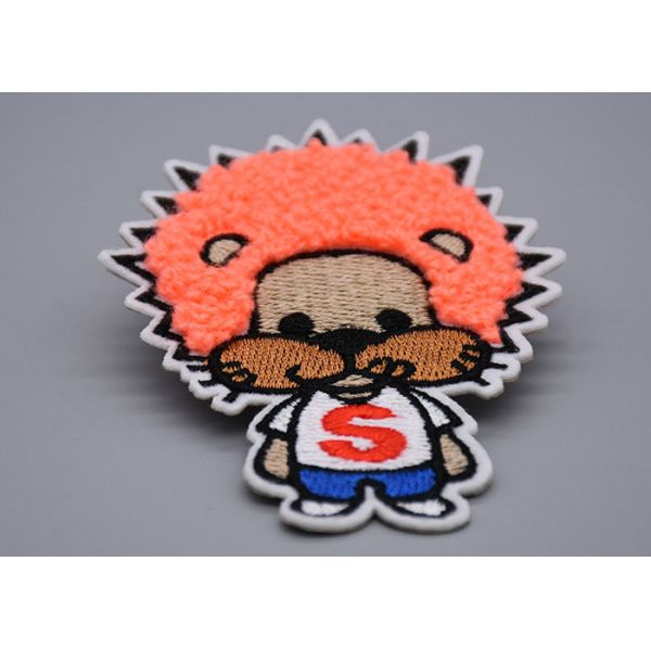 Towel Embroidery Patch Eco Friendly For Clothing Good Washable