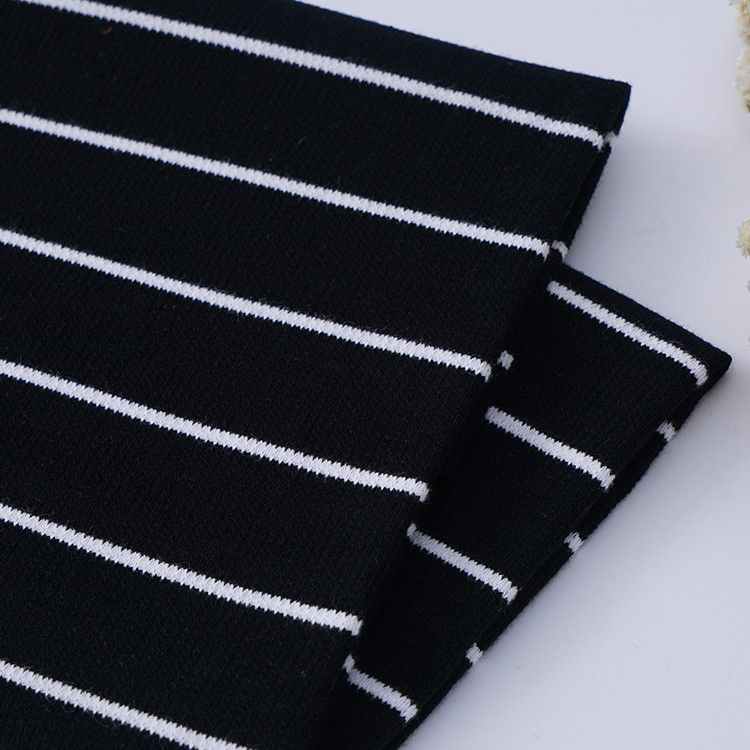 Durable Cotton French Terry Fabric Double Yarn Combed Pique Knit Material