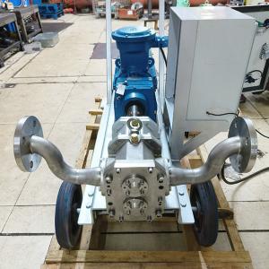 China Compact And Powerful Hand Cart Rotary ATEX Lobe Pump For Oil factory
