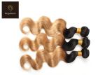 Skin Friendly 100g 1b27 Ombre Blonde Bundles , Ombre Body Wave Bundles