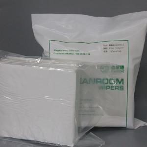 China 4*4 400pcs 110g Microfiber Cleaning Dustfree Cloth 100% Polyester Cleanroom Wiper factory