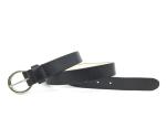 Round Buckle 140CM Womens Genuine Leather Belt Print Logo