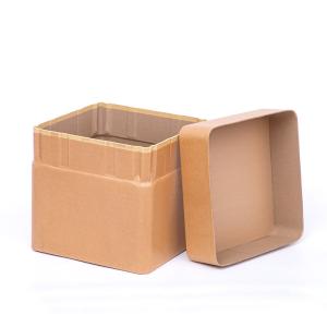 China Kraft Paper 280g Sealing Square Fiber Drum 10 Gallon Fiber Drum For Additives factory