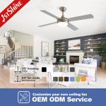 Convenient Modern Ceiling Fan Light With 4 Mdf Blades Ac Motor for Hotels