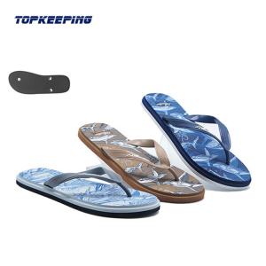 China Simple Summer Men Ocean Pacific Slippers Eva Navy Blue Flip Flop factory
