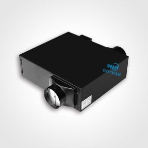 China Small Ultra Thin 120CMH 100mm Ventilation Duct Fan on sale