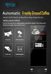 Sheet Metal Tempered Glass Espresso Coffee Vending Machine With Payment System