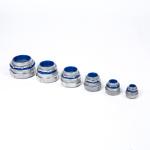 Straight Liquid Tight Flexible Metal Conduit Connector With Blue Gasket