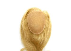 China OEM Straight Golden 100% Remy Virgin Hair Wig With A Fringe No Tangle factory