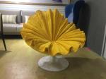 Easy Kenneth Cobonpue Bloom Chair / Beautiful Mustard Yellow Armchair