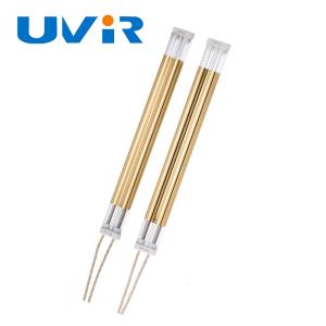 China Professional Double Tube Gold Plated Medium Wave Infrared Lamp TMG 230V 2000W factory